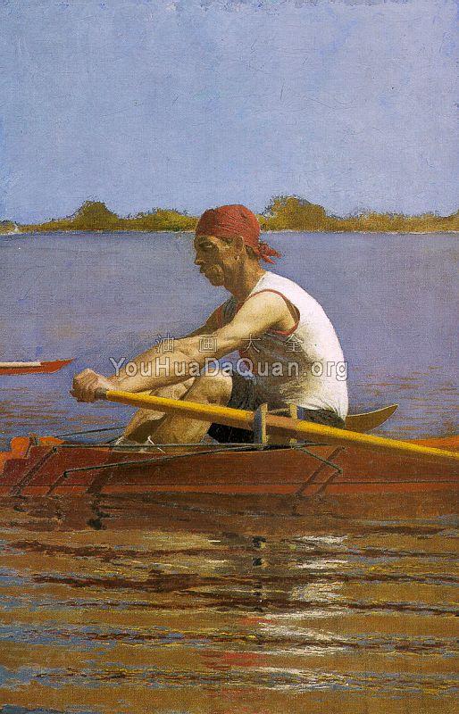 John Biglin in a Single Scull - 托马斯·伊肯斯